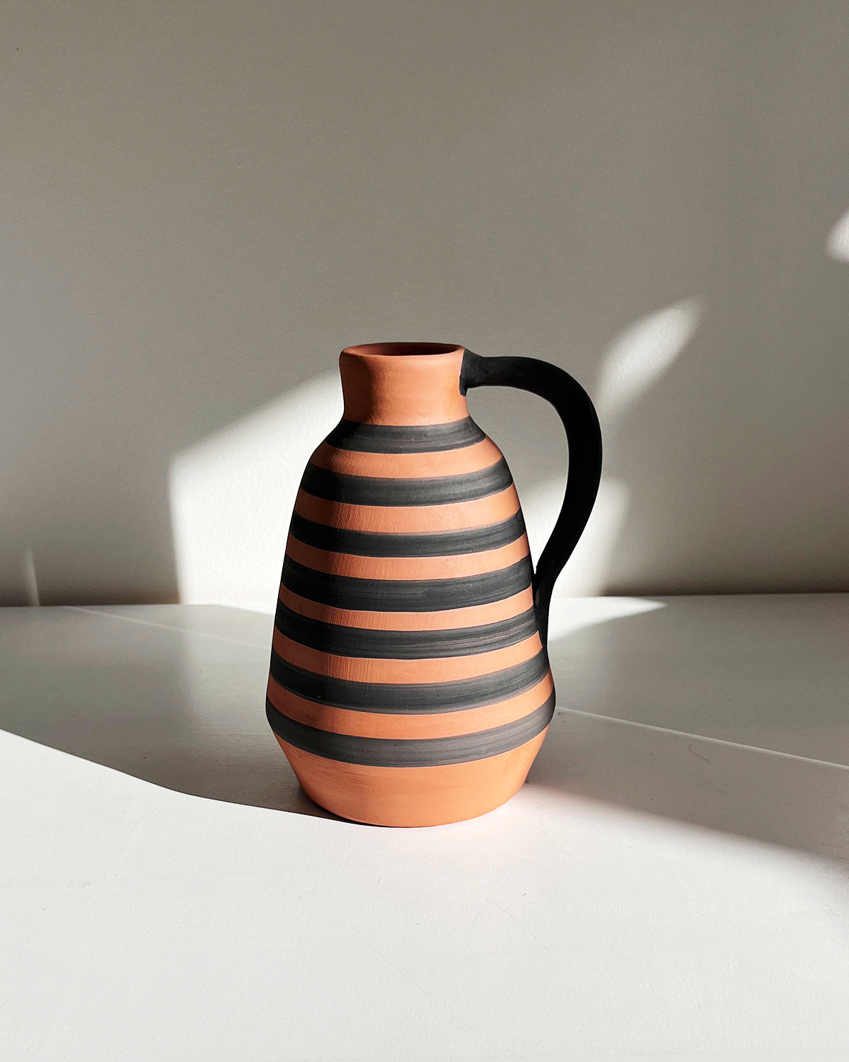 Casa Cubista Vessel #4 - Terracotta and Black