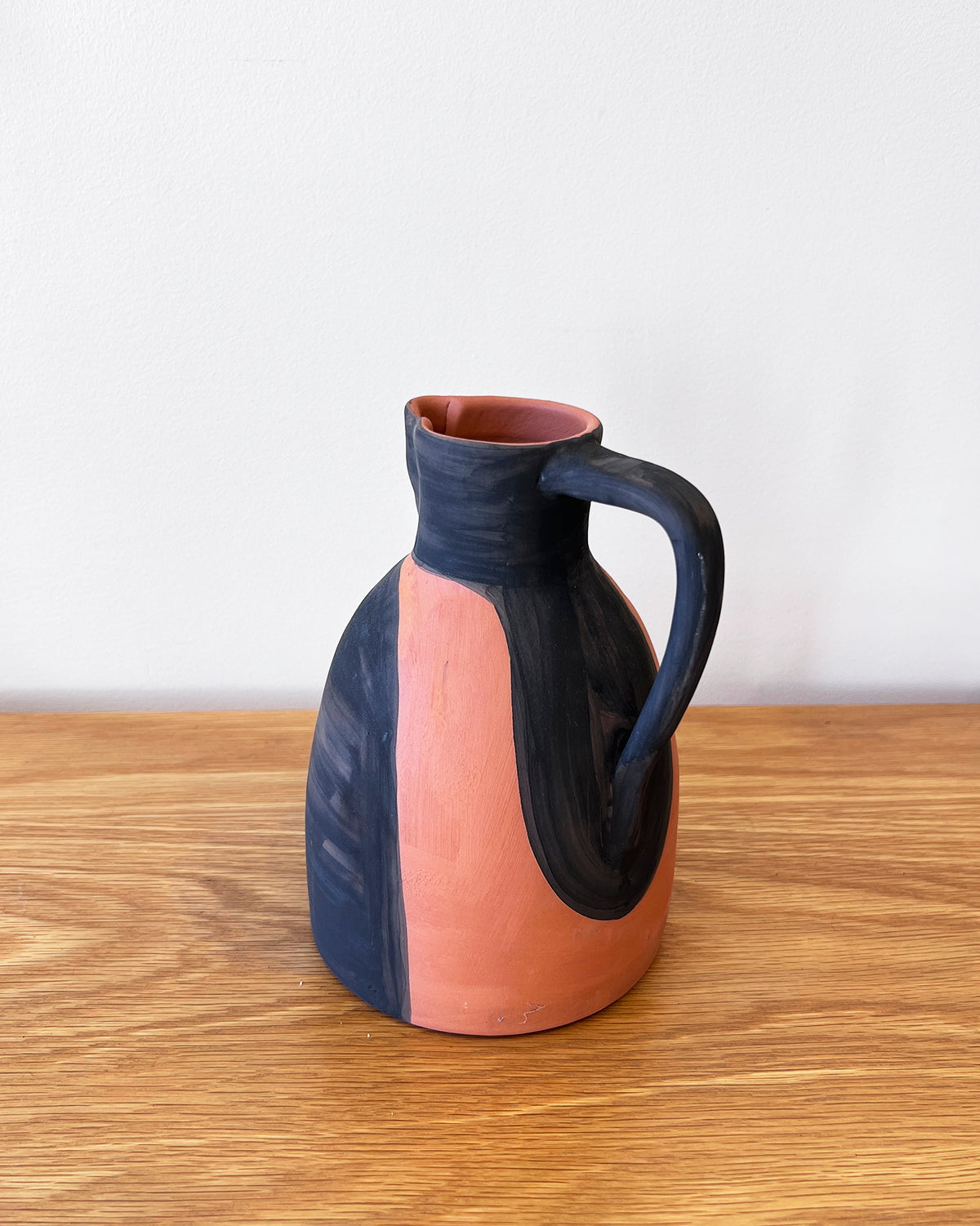 Casa Cubista Vessel #1 - Terracotta and Black