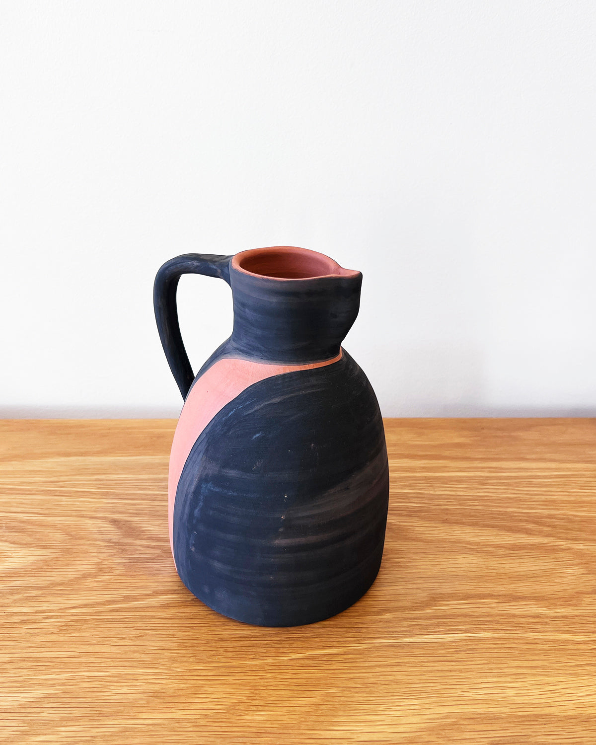 Casa Cubista Vessel #1 - Terracotta and Black