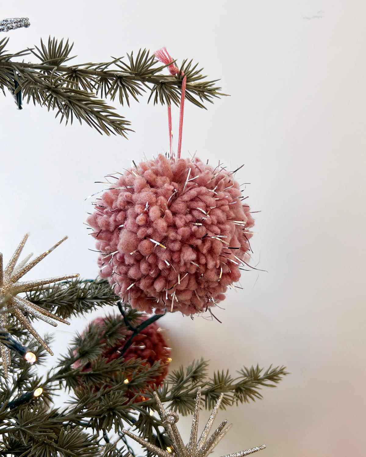 Momitos Wool Holiday Pompom Ornaments