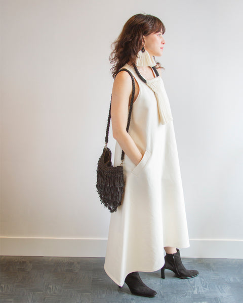 white christmas dresses Butterfly Dress »« with Tribal Block Print »» Raw Cotton main image 0