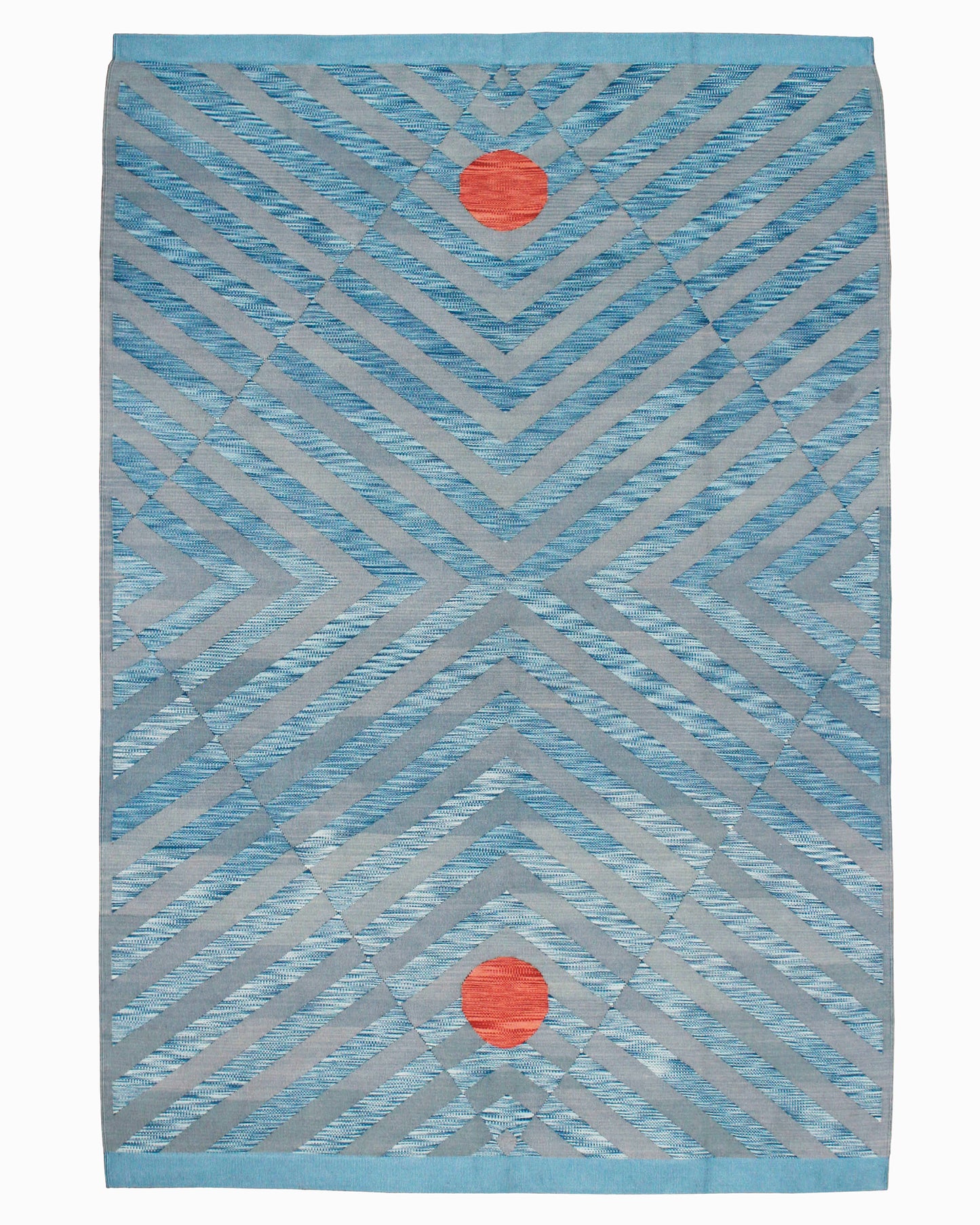 BiYuu Norte Blue Area Rug - Made-to-Order