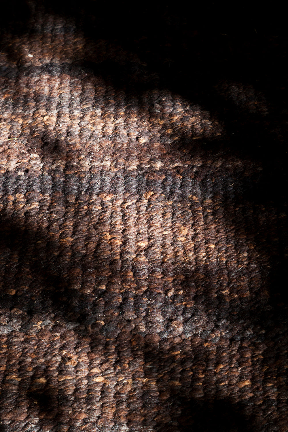 Chocolate Soga weave rug