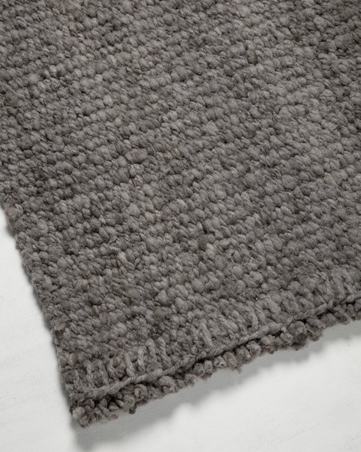Gray Wool Rug Awanay Gris Gray Wool Rug – atacama home