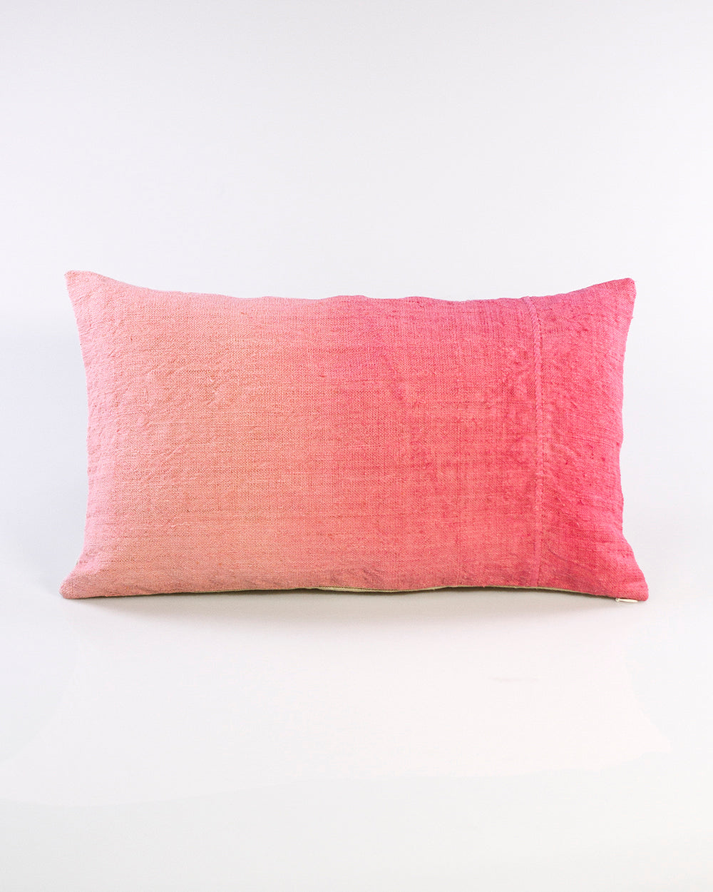 Pink Hand-Painted Vintage Linen Pillows - Multiple Sizes