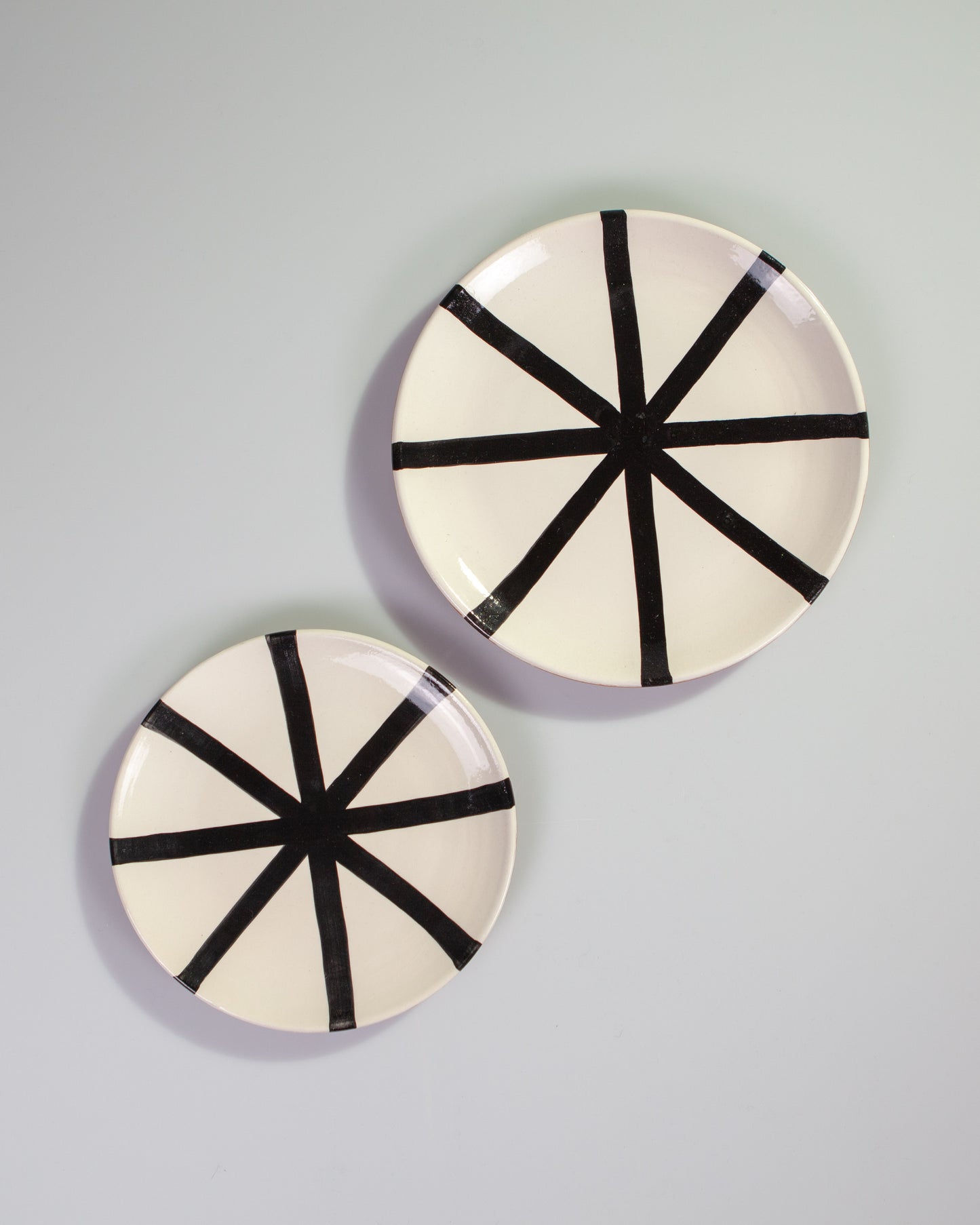 Segment pattern Dinner and Salad Plates