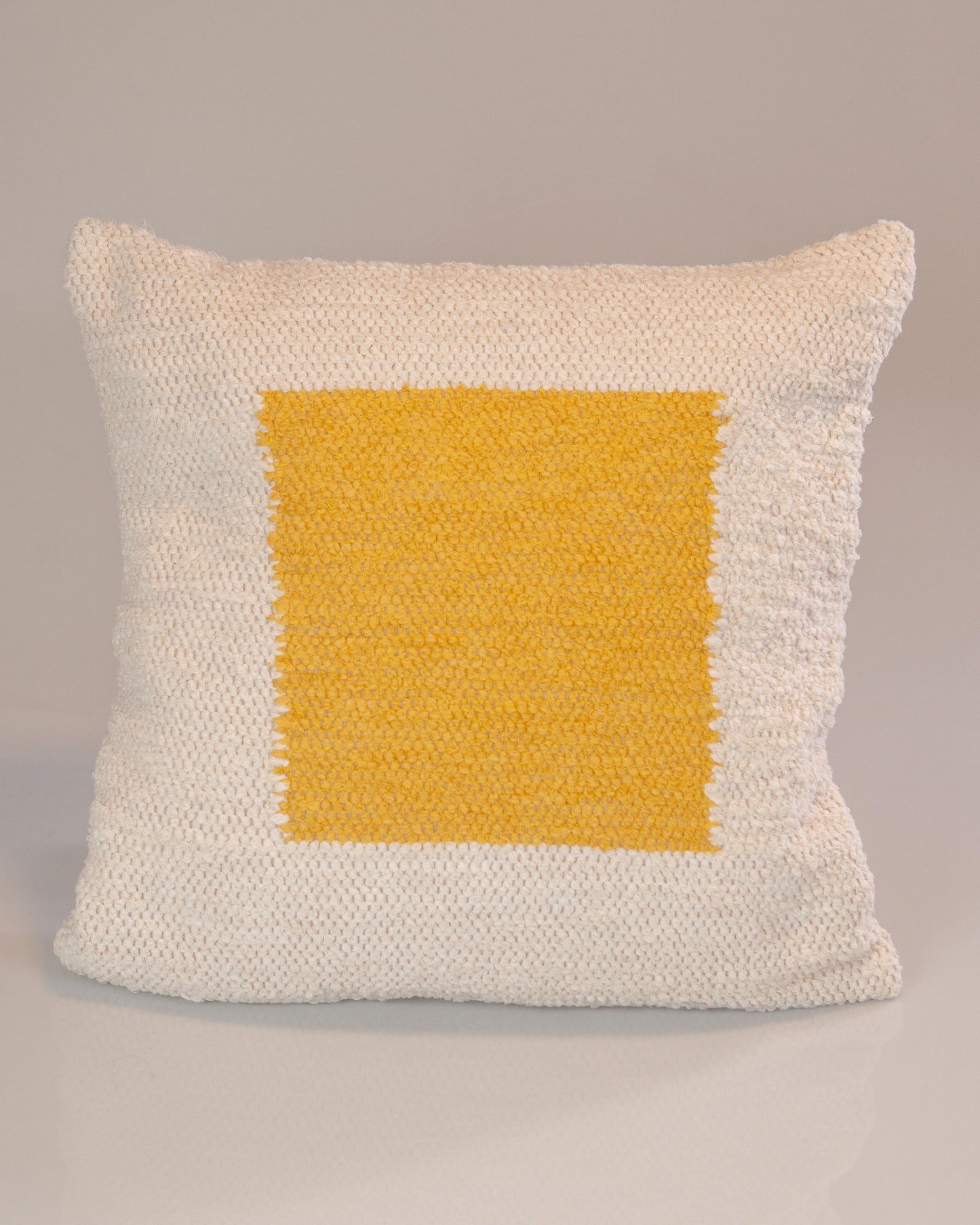 Casa Cubista Square Pillow- Yellow