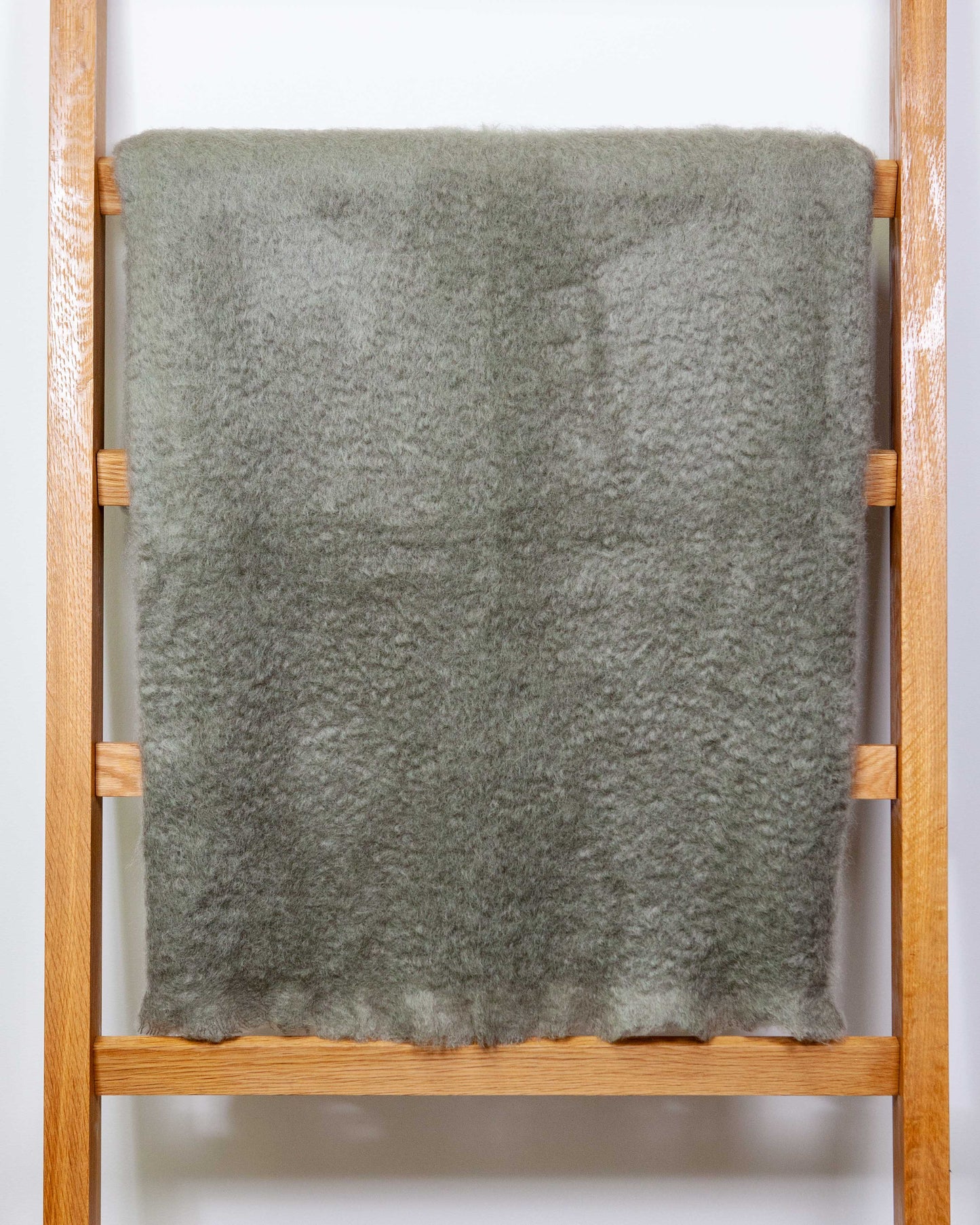 Moss Mohair Blanket Throw