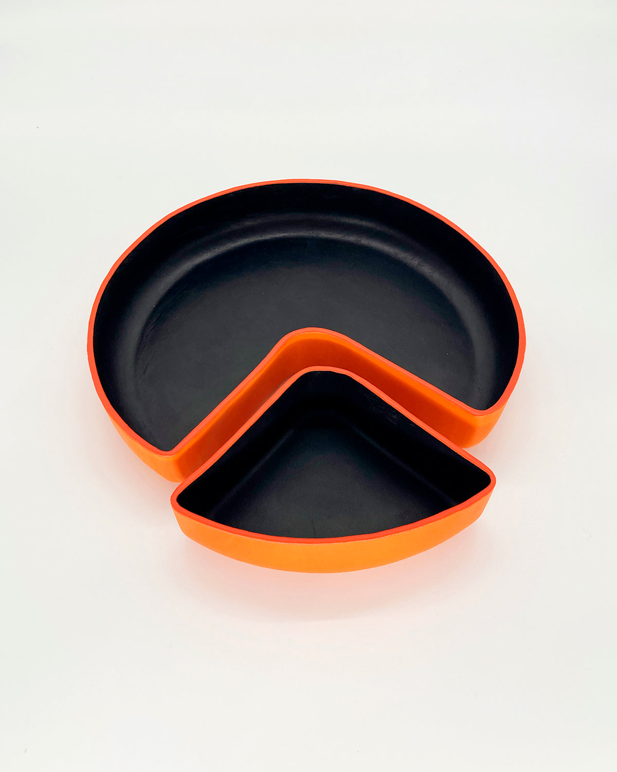 Sunrise Slice Handmade Leather Bowl Set