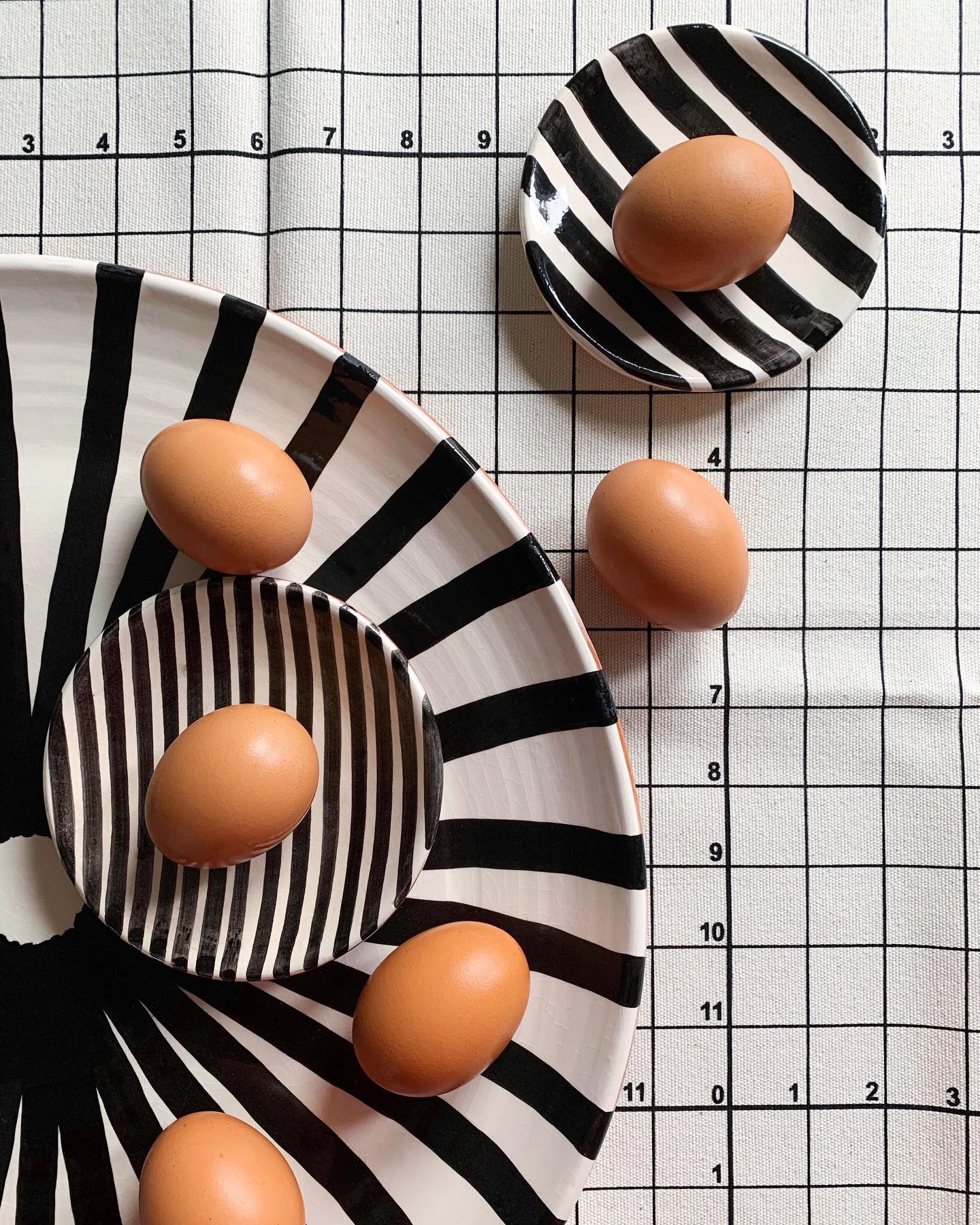 Casa Cubista Graphic Tableware - Pattern Saucers