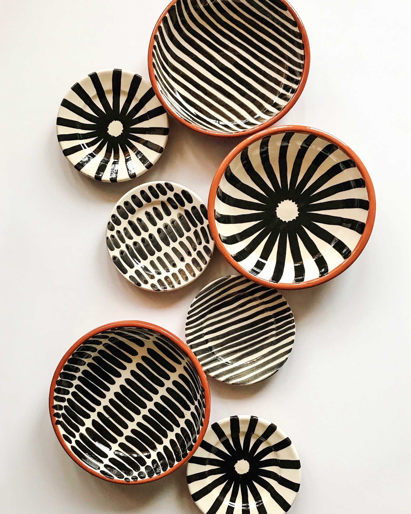 Casa Cubista Graphic Tableware - Pattern Saucers