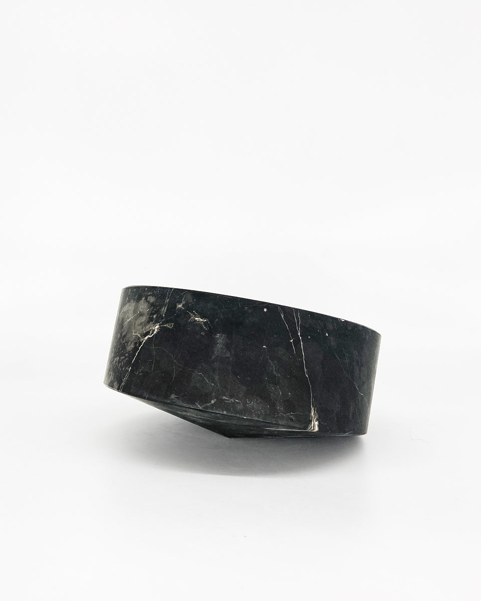 Artisanal Talayot Bowl in Black Marble - Multiple Sizes