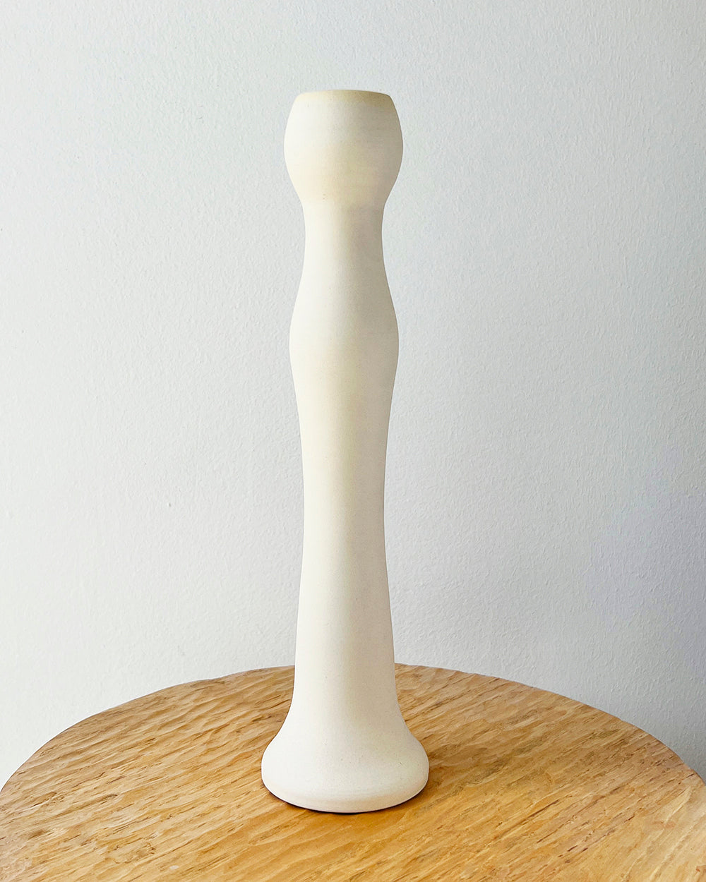 One-of-a-Kind Ceramic Candle Holders - Ivory