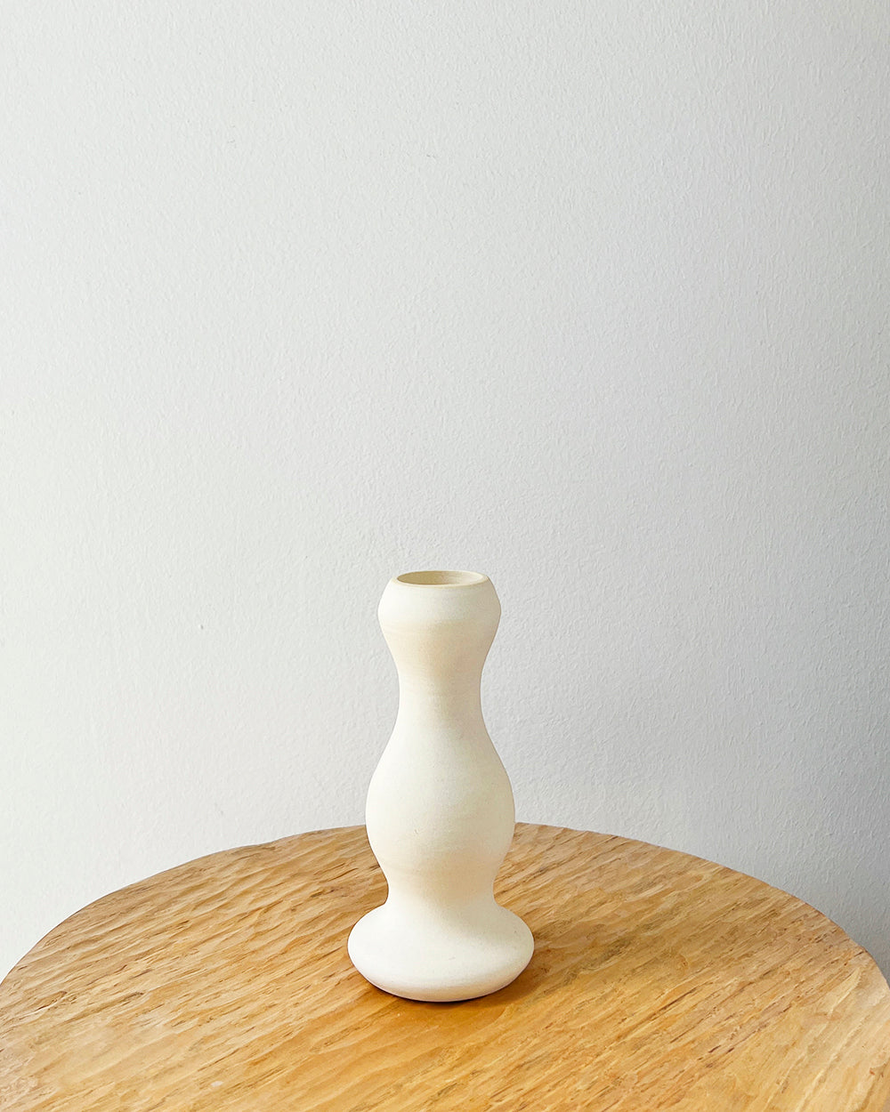 One-of-a-Kind Ceramic Candle Holders - Ivory