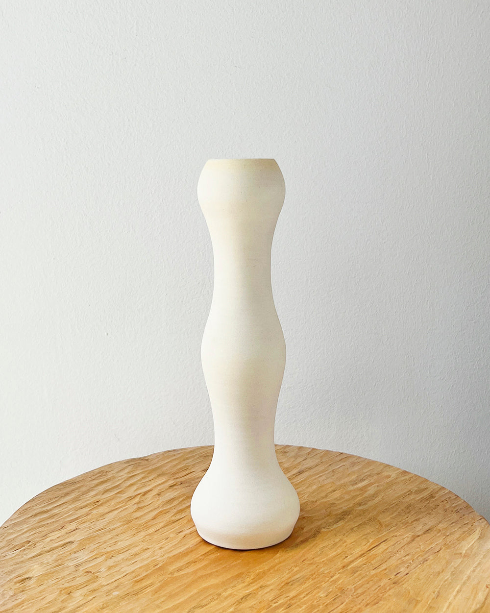 One-of-a-Kind Ceramic Candle Holders - Ivory