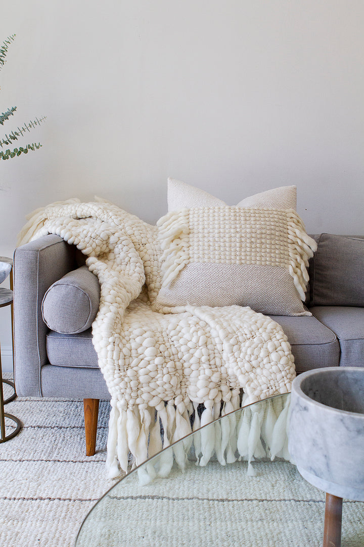 100% Merino Wool Throw Organic Modern Style Cloud Soft – atacama home