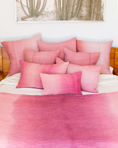 Pink bed pillows shop
