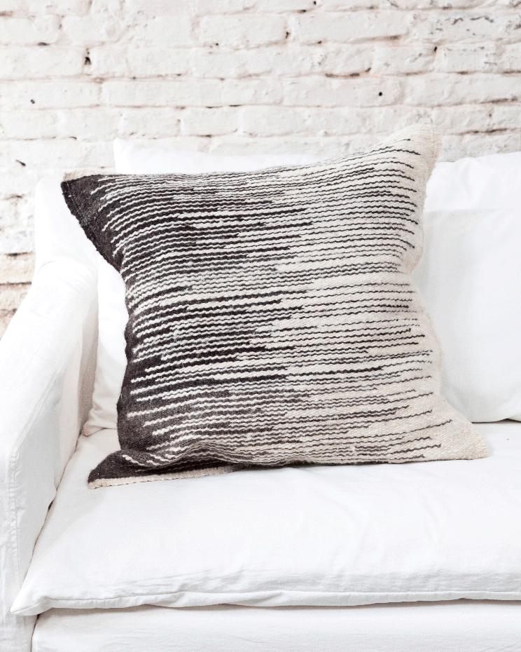 Awanay Black and White Tango Pillow